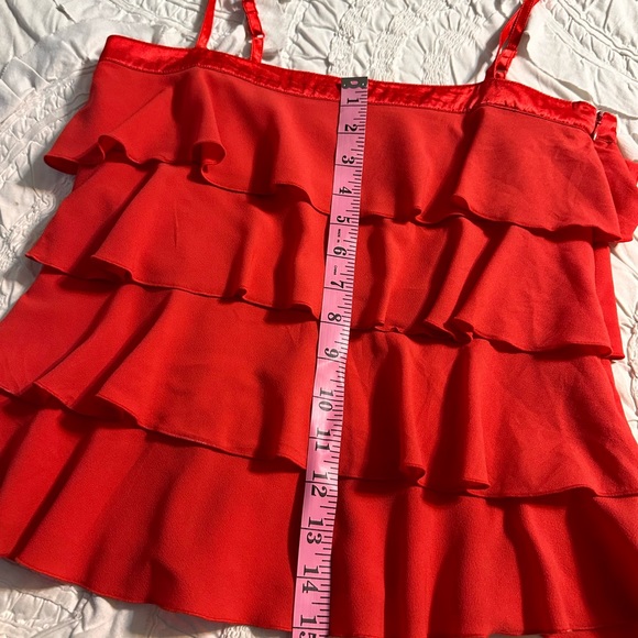 red tiered ruffle top❤️ - Picture 4 of 4